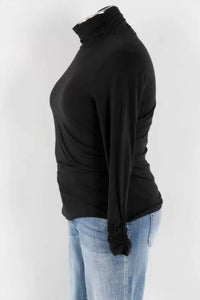 Habitat - Women's Ruched Turtleneck Top