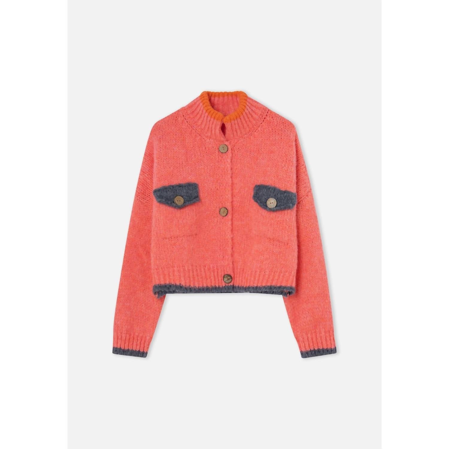 Dr Bloom - Ding Ding Coral Cardigan