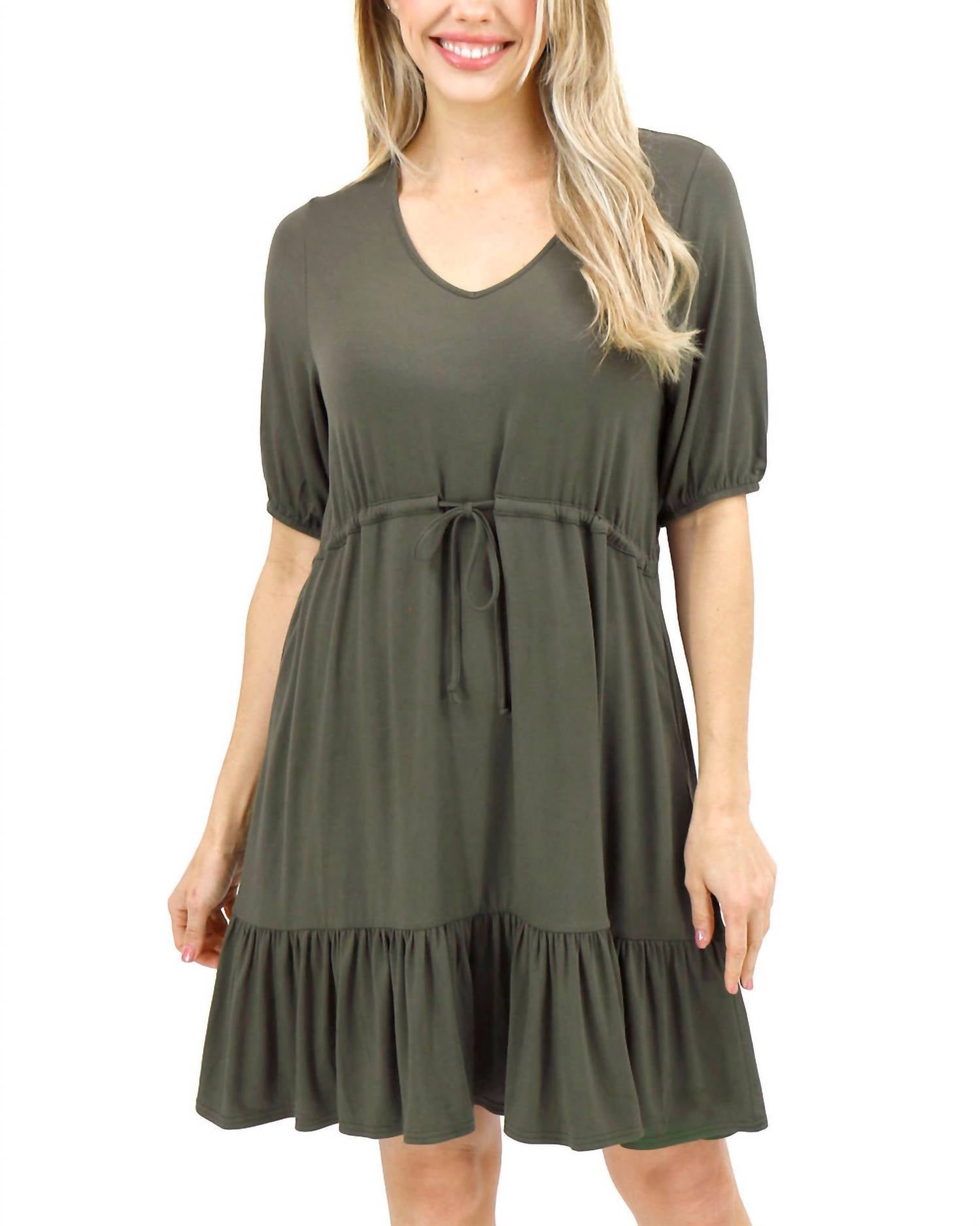 Grace And Lace - Modal Waist Tie Dress