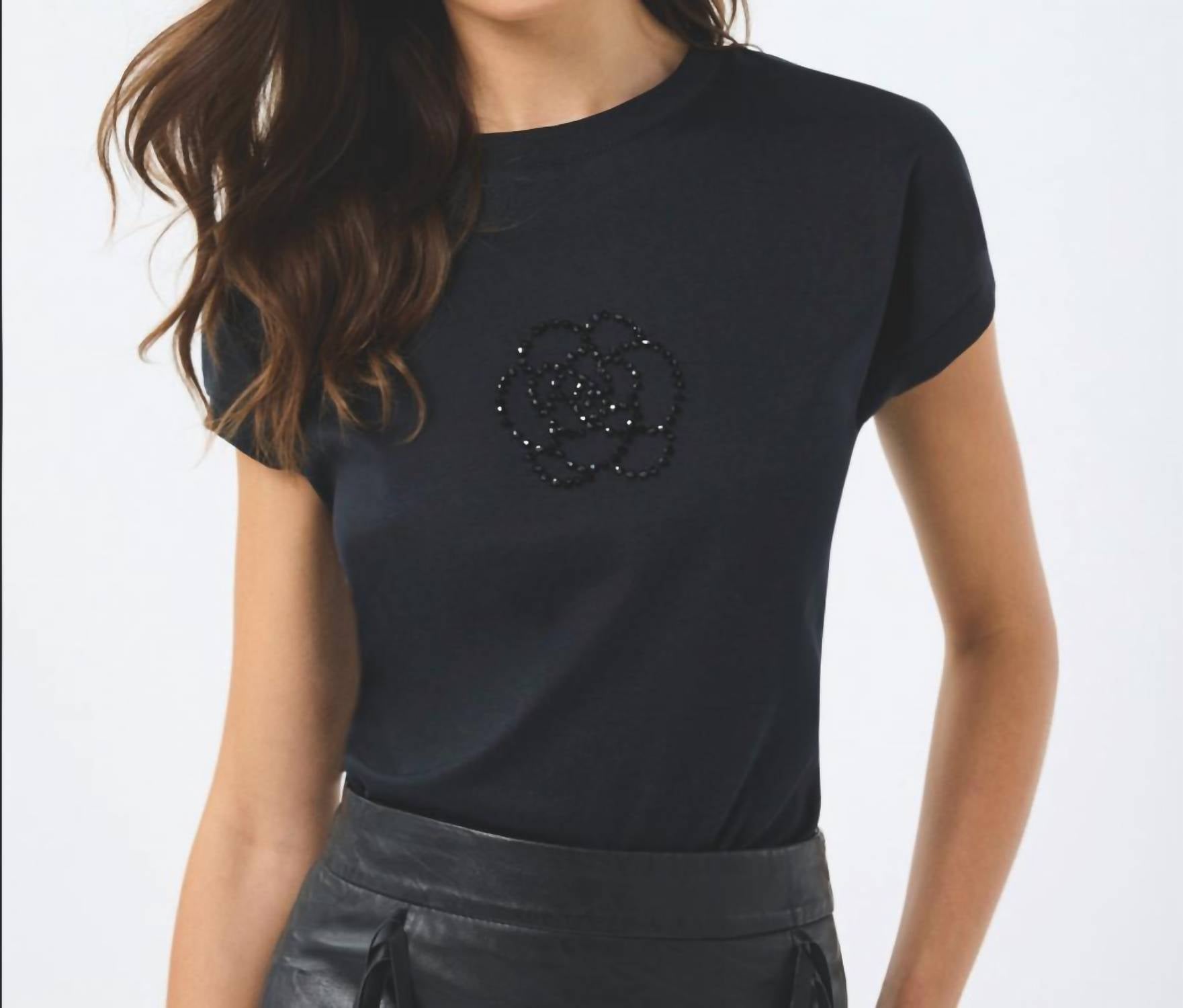 Leo Ugo - CAROLINA FLORAL MOTIF T-SHIRT