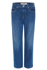 Amo - Libby Mid Rise Tapered Leg Jean