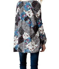 Kori - Patchwork Print Top