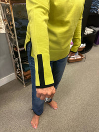Metric Knits - Contrast Side Sweater