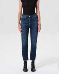 Agolde - Riley Long High Rise Stretch Straight Jean