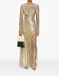 Self-Portrait - Fil Coupe Maxi Dress