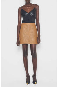 As By Df - Nadine Upcycled Leather Skirt