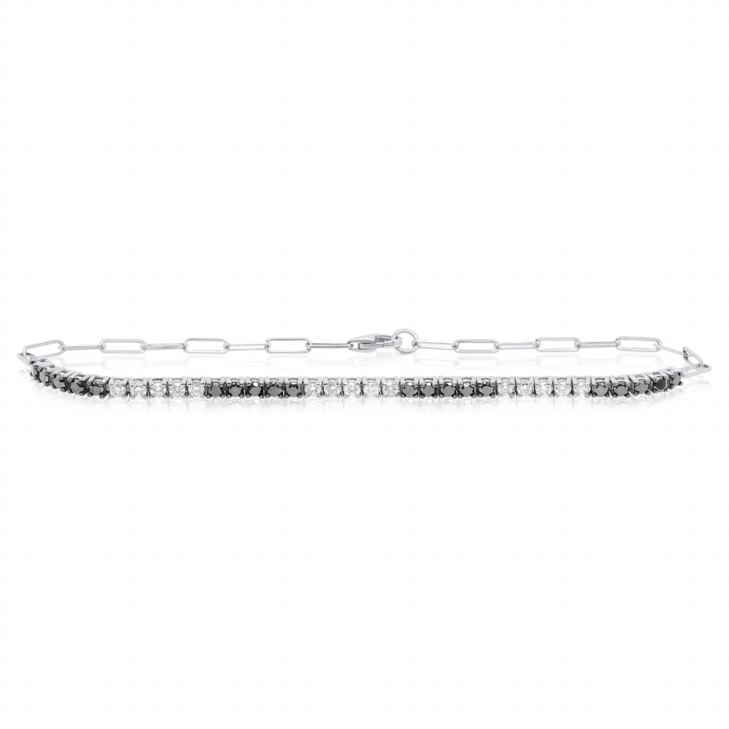Diana M Jewels - Diamond And Gemstone Tennis Bracelet