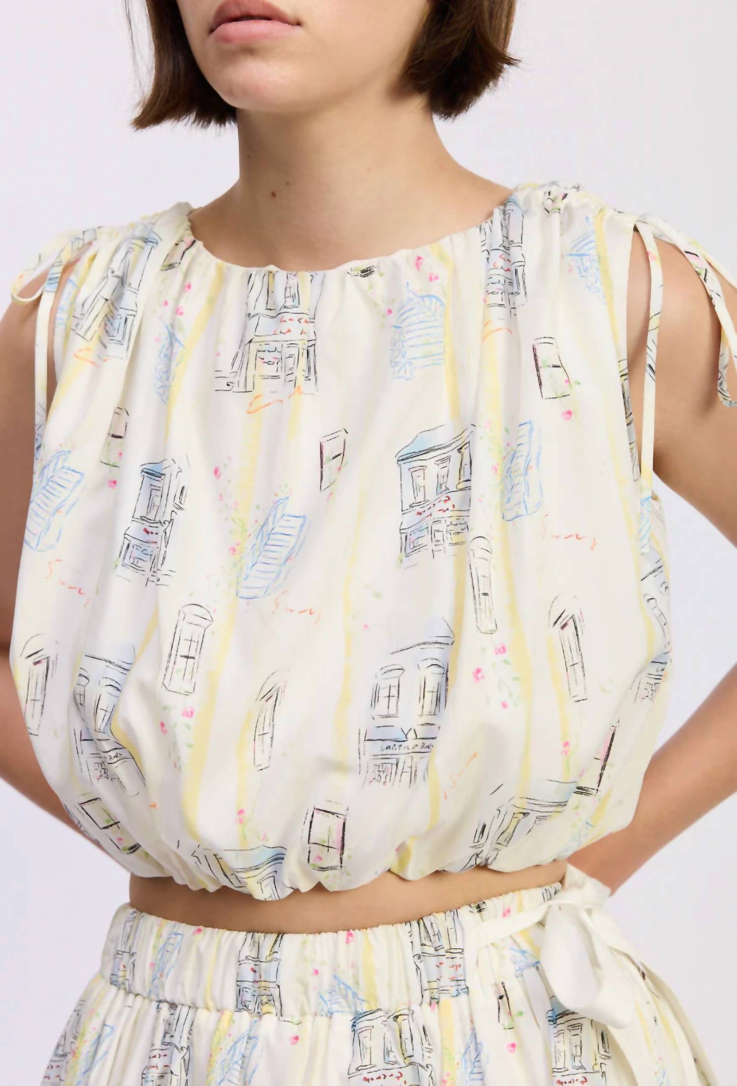 En Saison - Bartlet Cropped Top