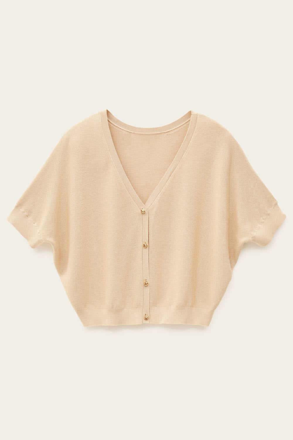 Ba&Sh - Basem Short Sleeve V-neck Sweater