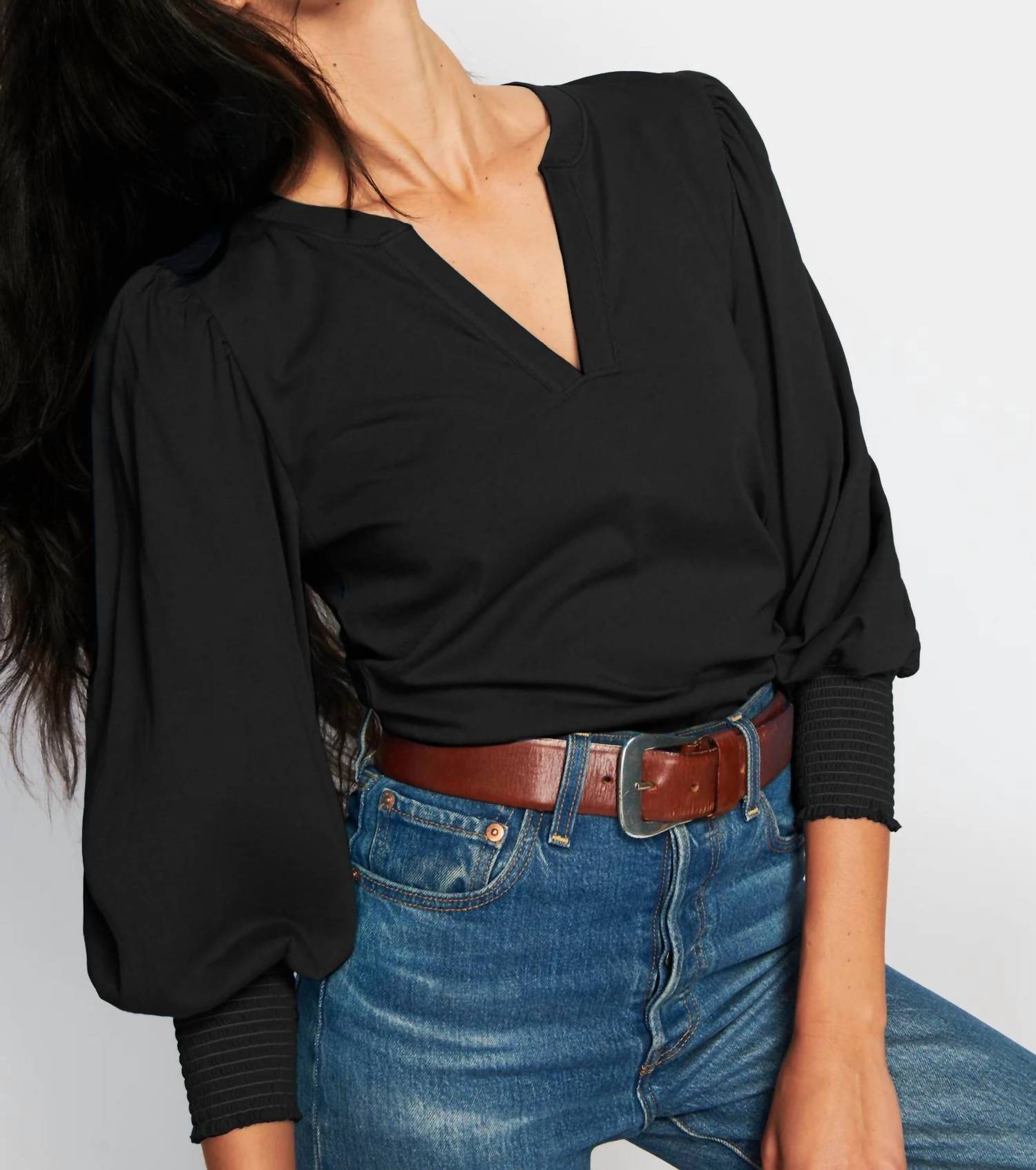 Nation Ltd - Flora Peasant tee
