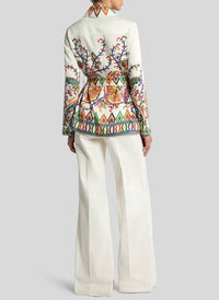 Etro - Paisley Silk Safari Jacket with Tie