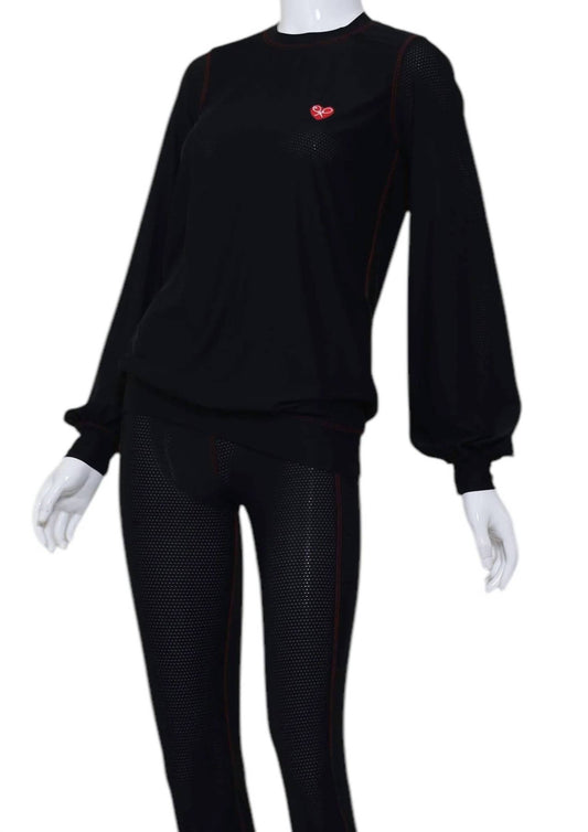 Love Love Tennis - Women's Long Sleeve Warm Up Top