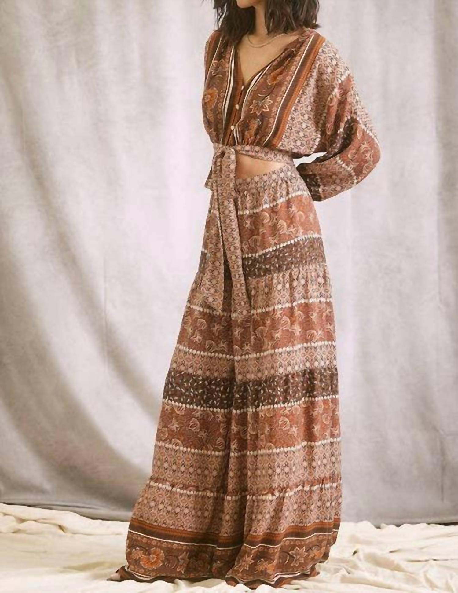 Illa Illa - Printed Wide Leg Jumpsuit
