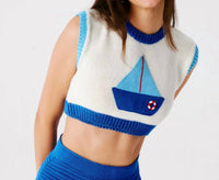My Beachy Side - Bateau Hand Crochet Crop Top
