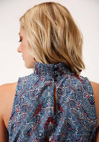 Roper - Tribal Border Print Western Dress