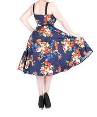 Orchid Bloom - Floral Swing Dress