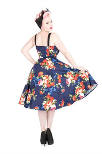 Orchid Bloom - Floral Swing Dress