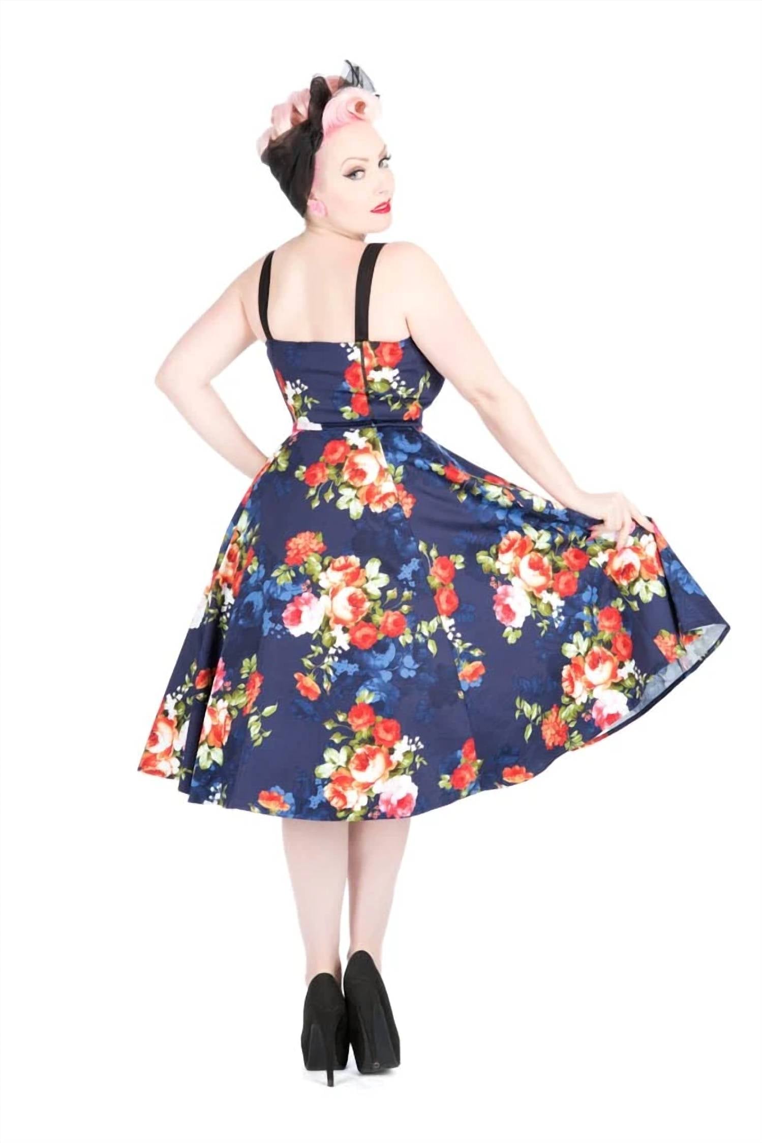 Orchid Bloom - Floral Swing Dress