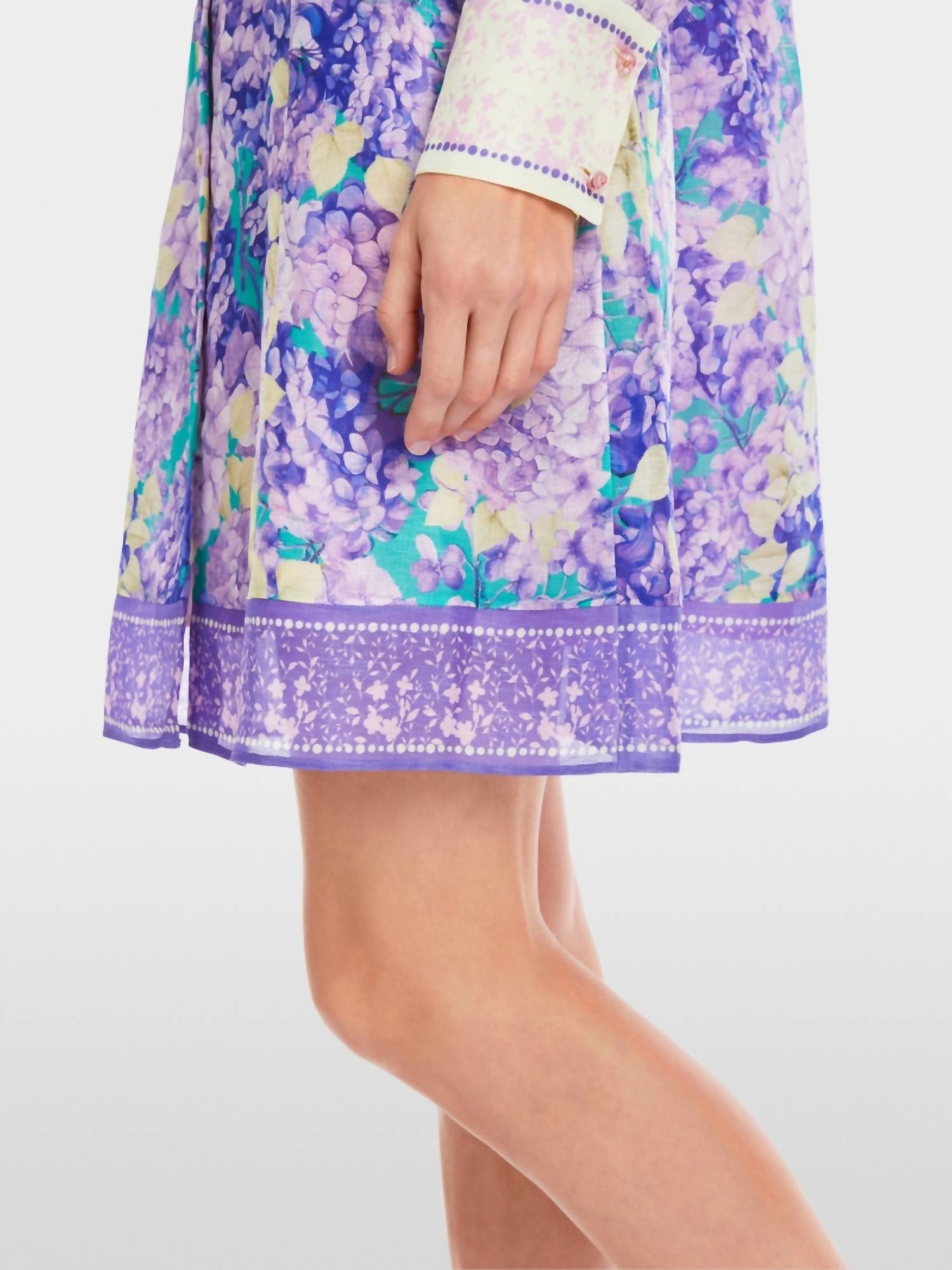 Marc Cain - Floral Print Short Shirt Dress