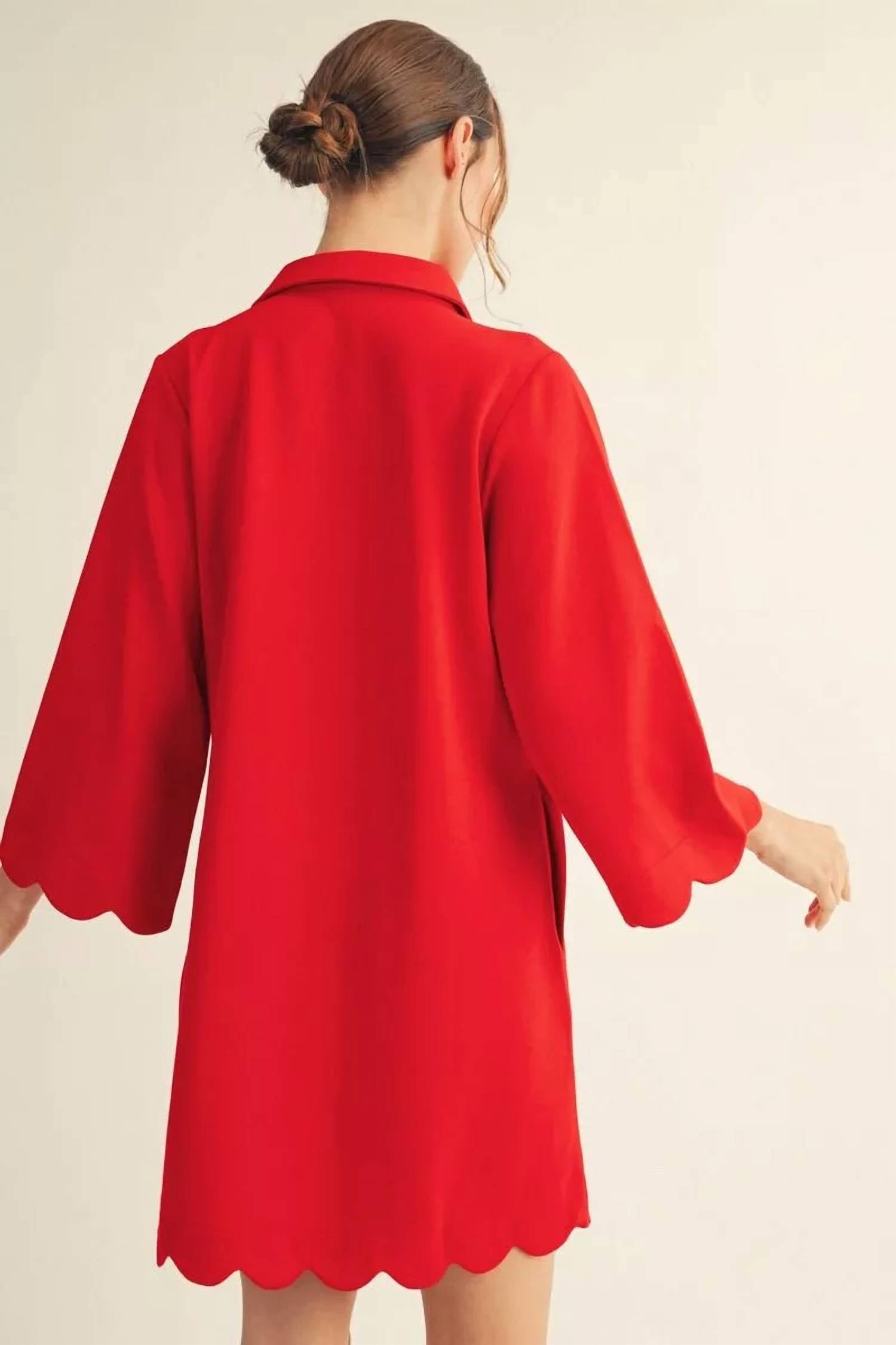 Jodifl - Soft Texture Solid Dress