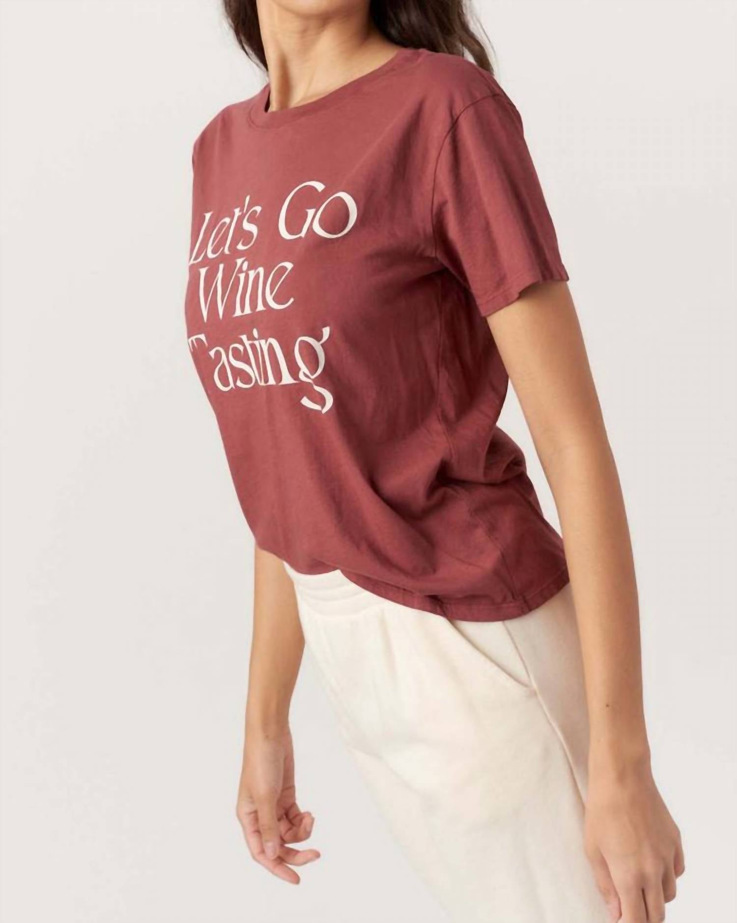 Project Social T - Let’s Go Wine Tasting Tee