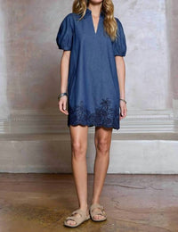 Nyland - Marisol Half Sleeve Collar Mini Dress