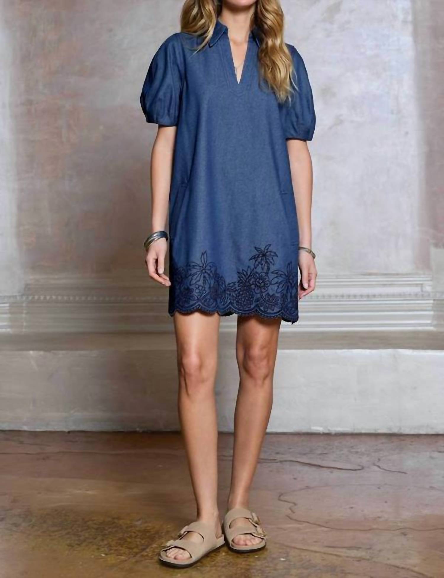 Nyland - Marisol Half Sleeve Collar Mini Dress