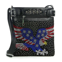 Handbag Express - Patriotic Bling Crossbody Handbag