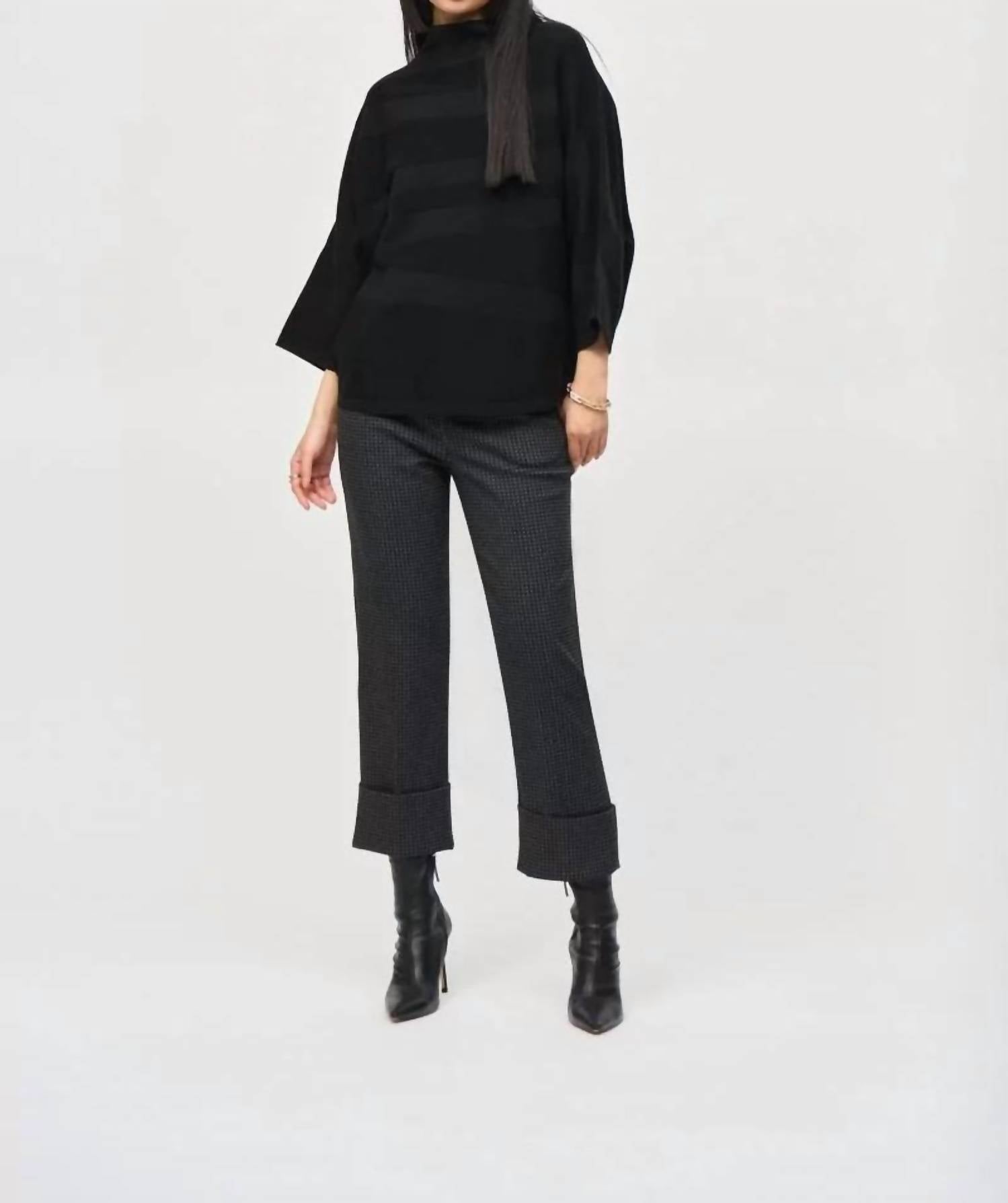 Joseph Ribkoff - Empress Mock Neck Boxy Top