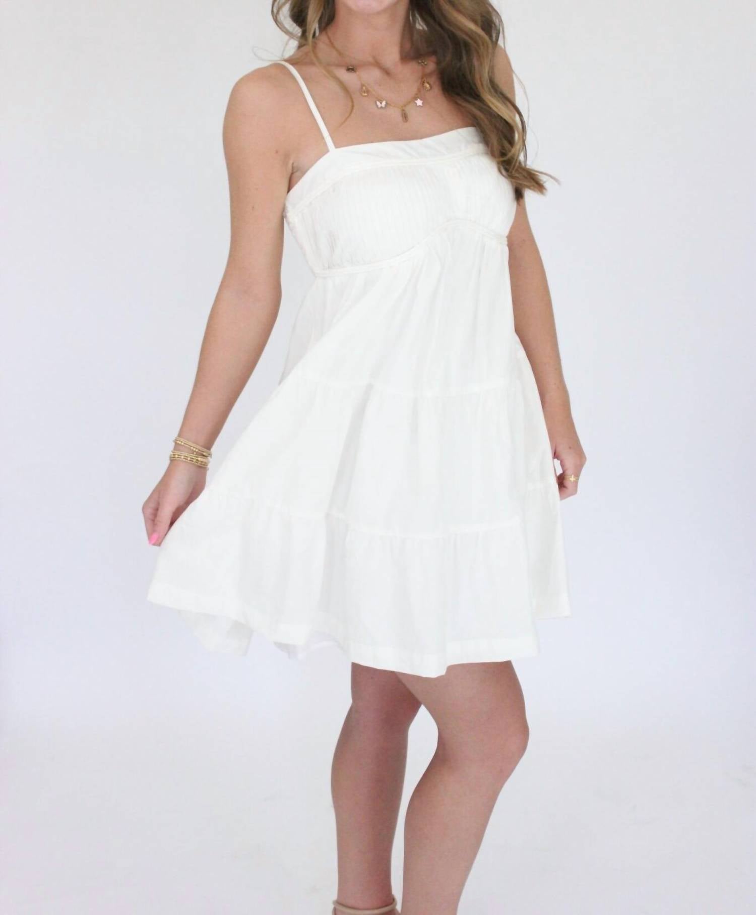 Strut & Bolt - Braid-trimmed Mini Dress