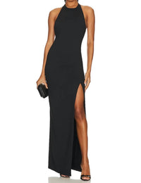 Susana Monaco - Women's Open Back Halter Cocktail Dress
