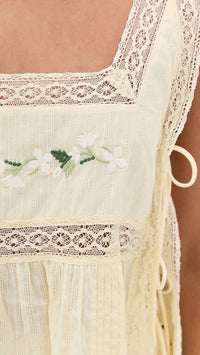 For Love & Lemons - Jolene Embroidered Top