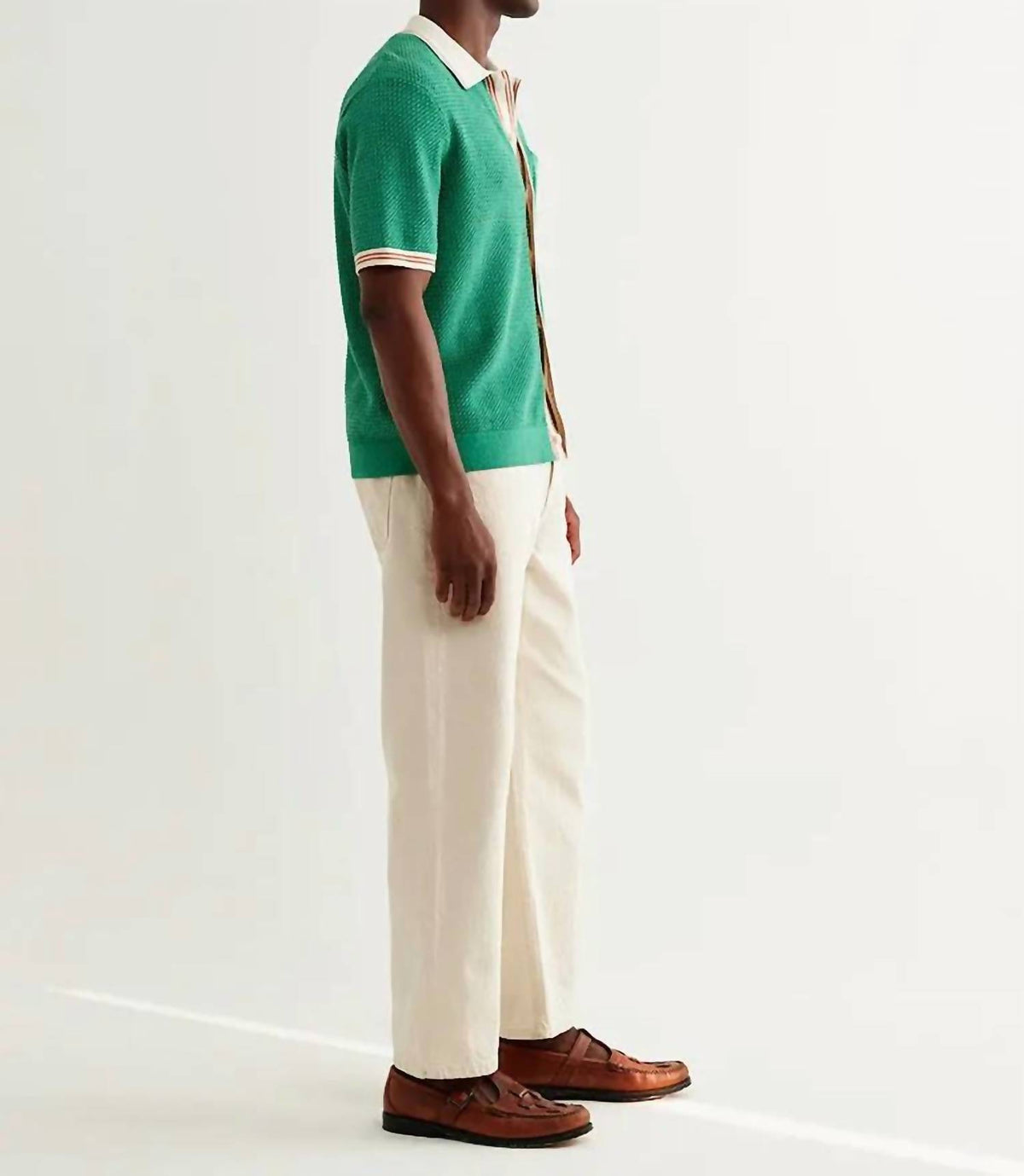 Wax London - Belle Knitted Polo Shirt