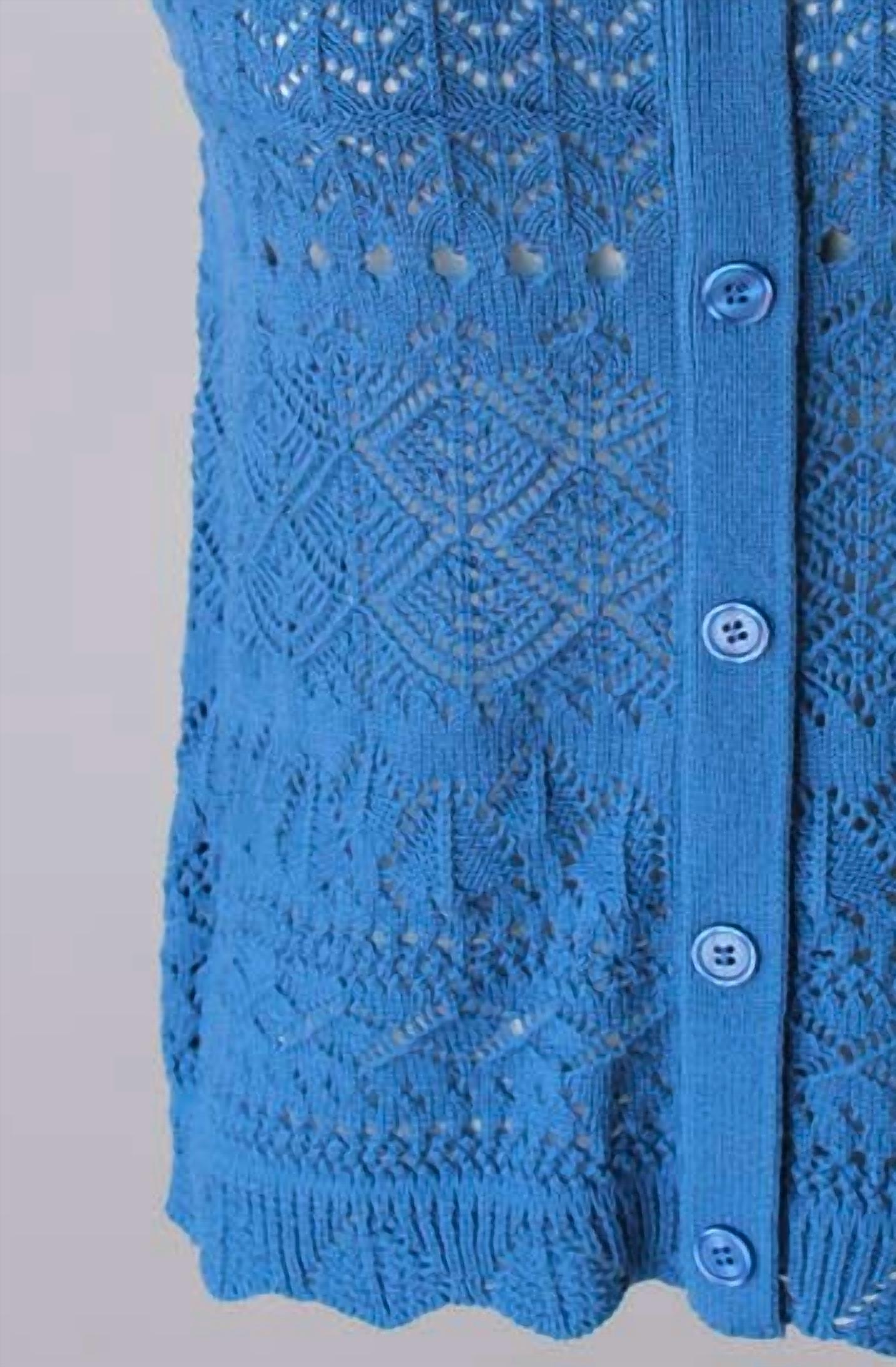 Keren Hart - Women's Knitted Button Down Tank Top