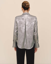 Bella Dahl - Flowy Wide Collared Button Down Shirt