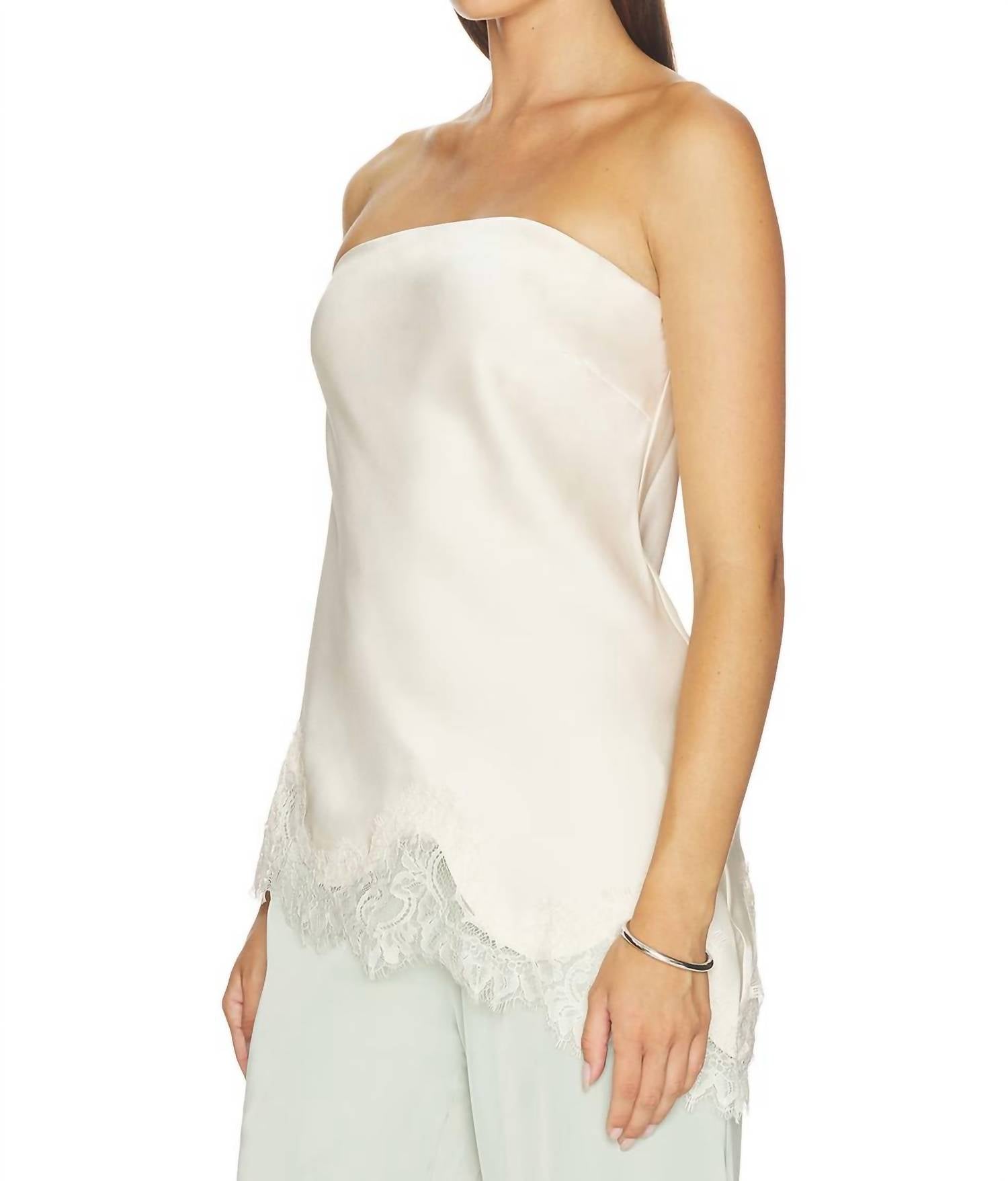 Elodie - Lacey Strapless Top
