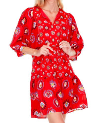 Joy Joy - Front Yoked Tiered Dress
