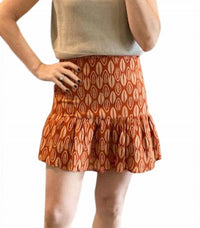 Osamore - Printed Ruffle Skirt