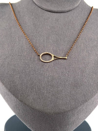 Love Love Tennis - Women's Galore Tennis Racket Necklace