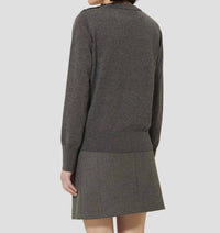 Tara Jarmon - Prunette Pull On Wool Sweater
