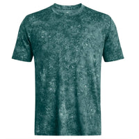 UNDER ARMOUR Vanish Energy Printed Shirt Top in hydro teal - men's t-shirt - detail view