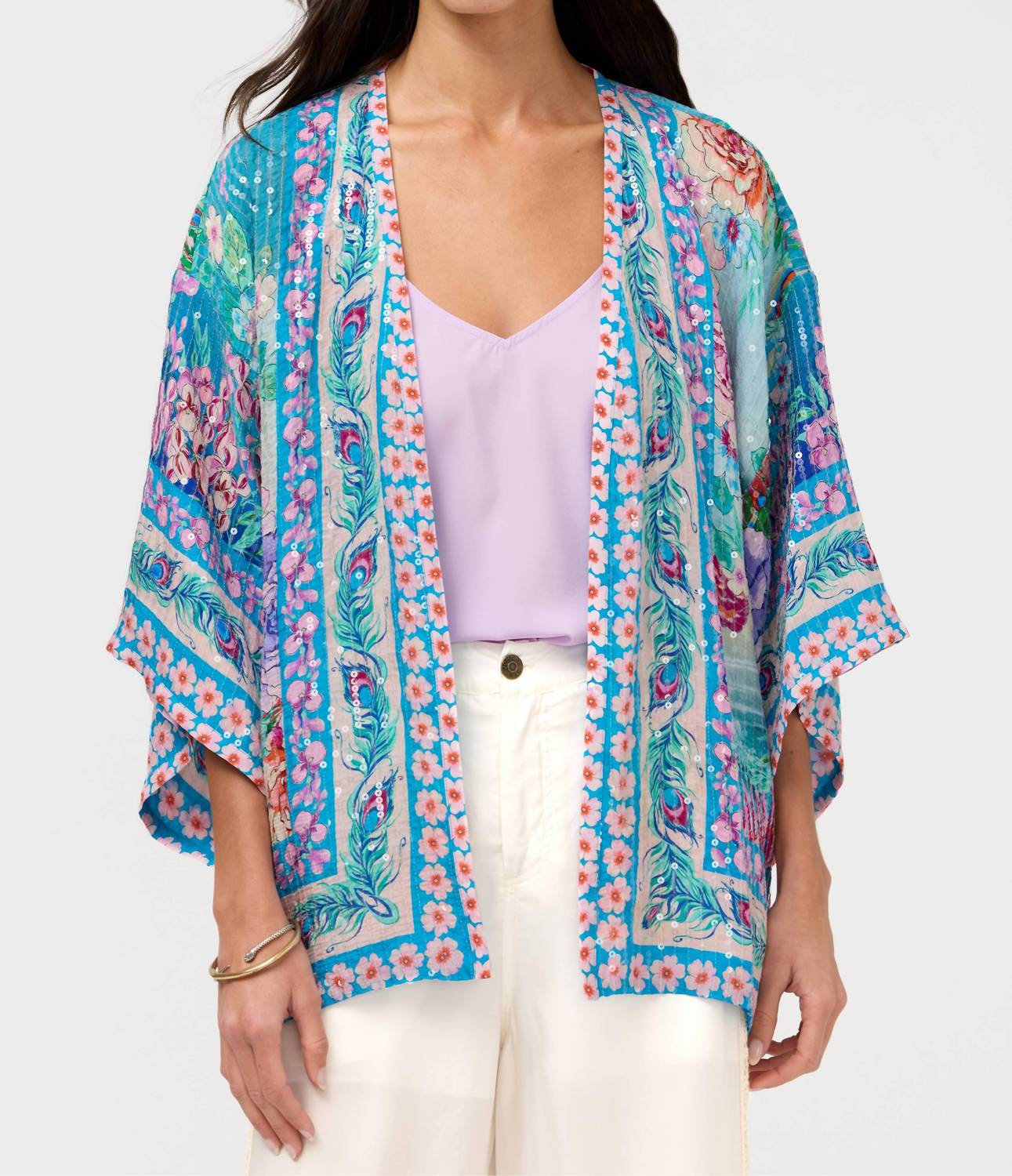 Johnny Was - BOMI SEQUIN KIMONO