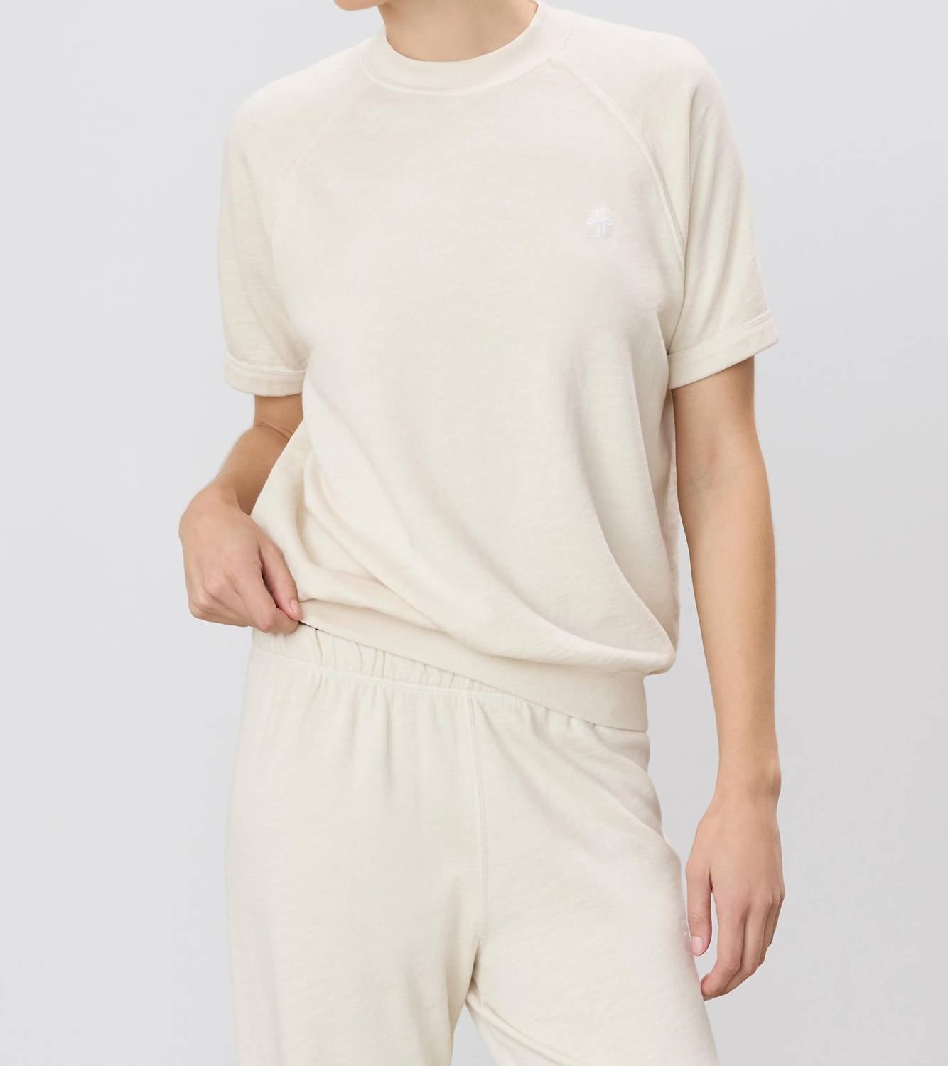 Eterne - Short Sleeve Raglan Sweatshirt
