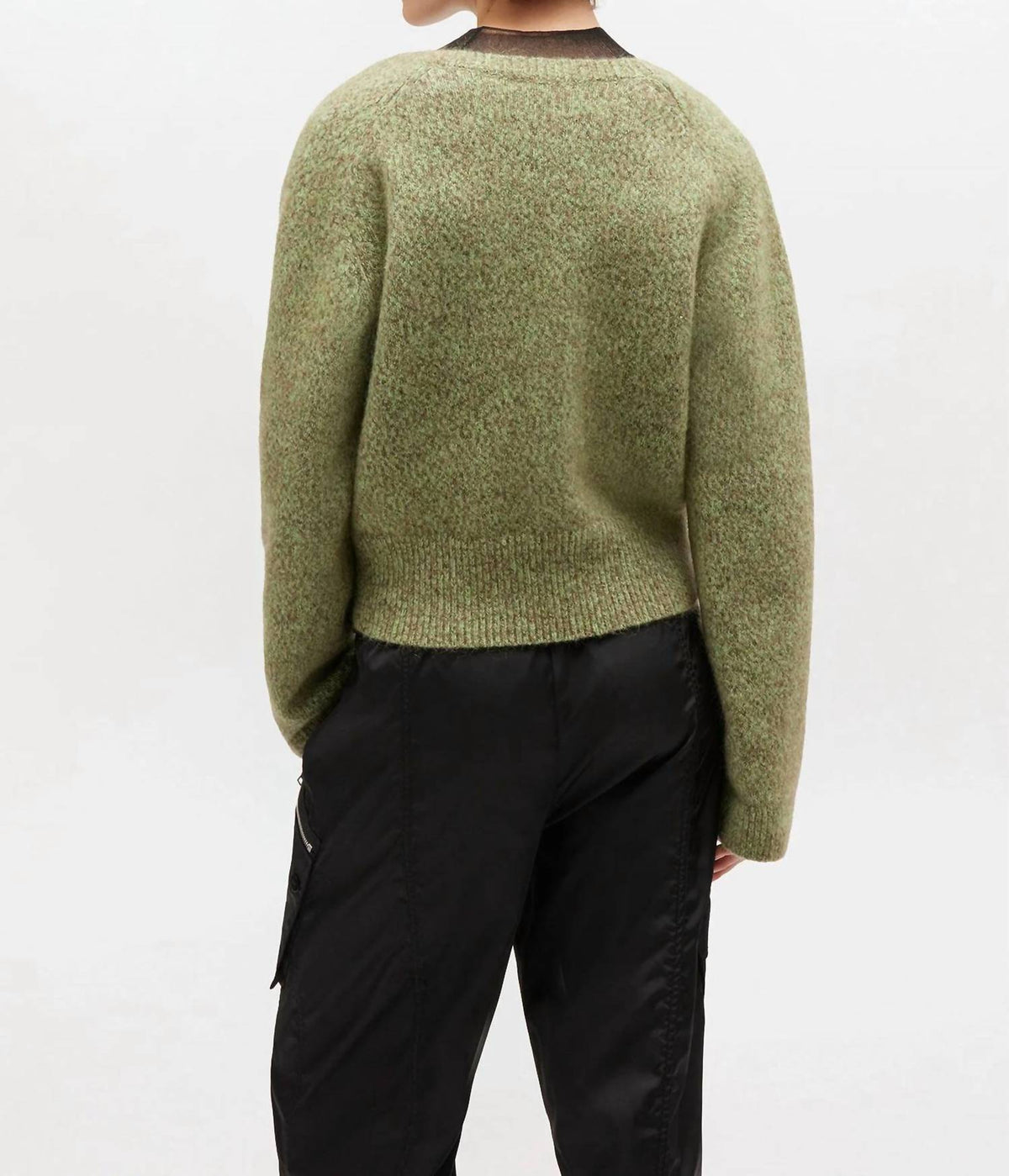 Ganni - Brushed V-neck Sweater