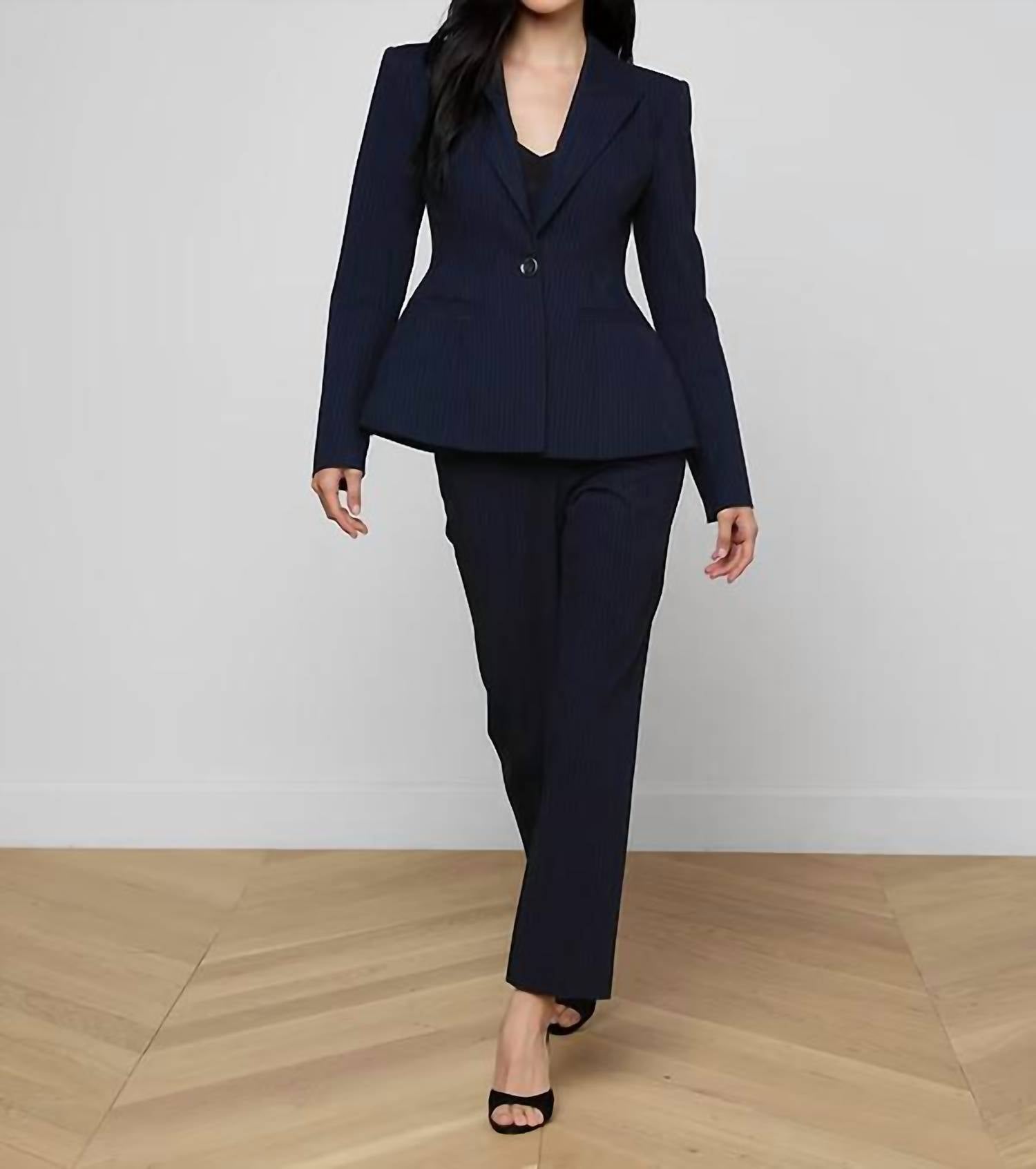 L'Agence - Therese Cinched Waist Blazer