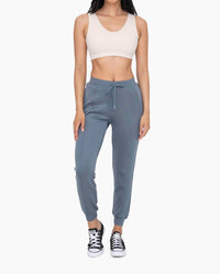 Mono B - Cuffed Joggers with Zippered Pockets