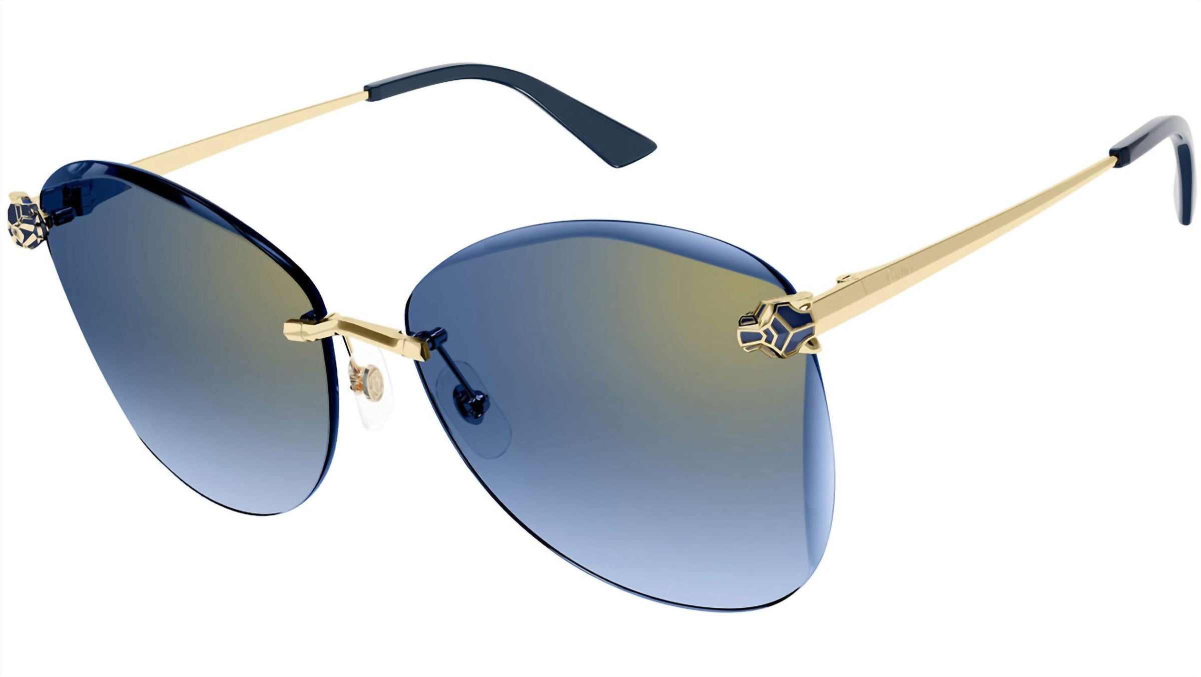 Cartier - Butterfly Non Polarized Sunglasses Ct0398s - 004
