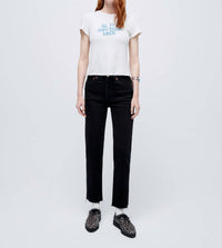 Re/Done - 70s Stove Pipe High Rise Jeans