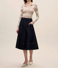 Rebecca Taylor - Sheer Gingham Sweater