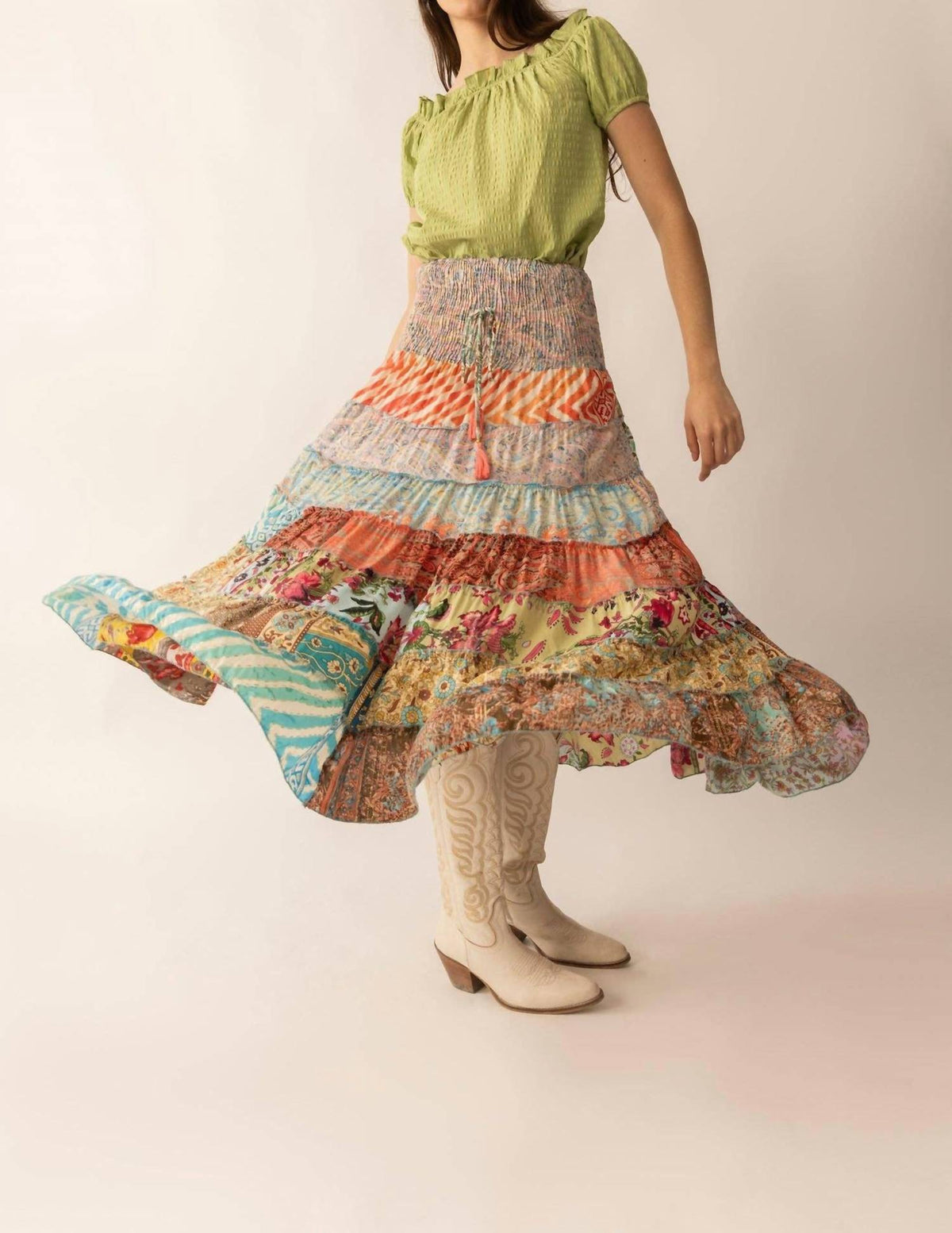 Myra - Cassandra Patchwork Skirt
